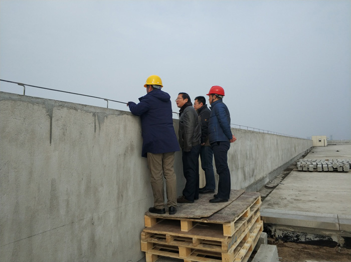 公司领导检查索菲亚屋顶光伏电站工程建设进度