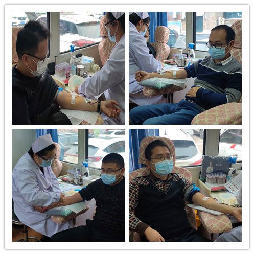 公司组织职工参加无偿献血活动